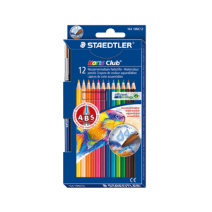 COLORES STAEDTLER ACUARELABLE 12 +PINCEL