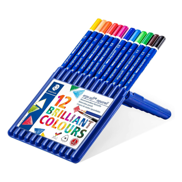COLORES STAEDTLER ERGO ACUARELL SET DE 12 156 SB12