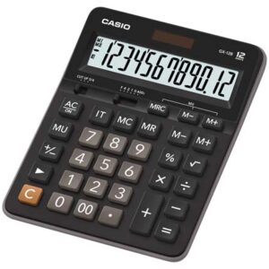 CALCULADORA CASIO MESA GX-12B-BK