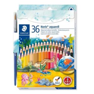 COLORES STAEDTLER ACUARELABLE 36+PINCEL