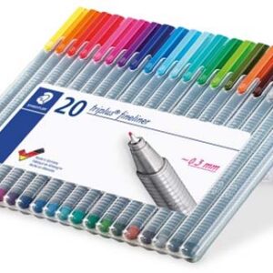 ESTUCHE D/PLUMONES TRIPLUS FINELINER 20UND