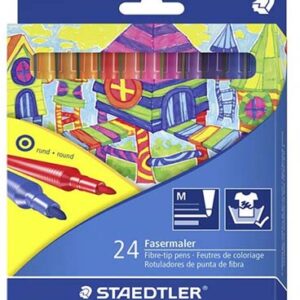 ESTUCHE D/PLUMONES STAEDTLER 24 DELGADO