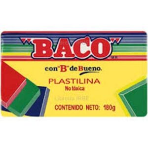 PLASTILINA MARQUETA BACO COLOR AMARILLO