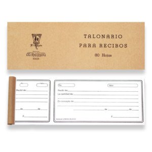 TALONARIO RECIBOS 80 HOJAS BOND