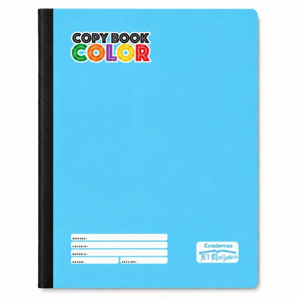 Cuaderno Cosido CopyBook Color #3 Liso El Quijote