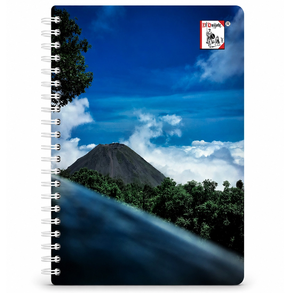 Cuaderno Espiral No3 Cuadriculado 8mm El Quijote - Imagen 2