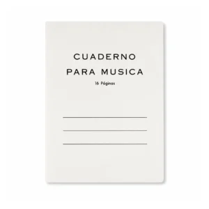 Cuaderno de Musica El Quijote
