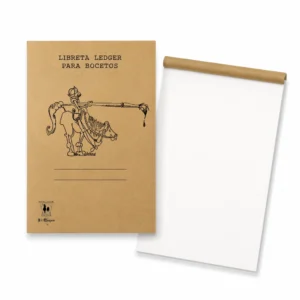 Block 1/8 de Papel Ledger Base 32 50 hojas El Quijote