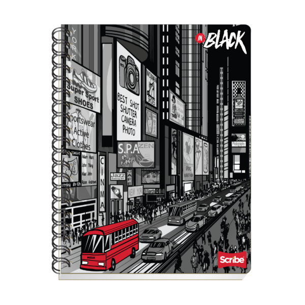CUADERNO SCRIBE ESP. IN BLACK RAY