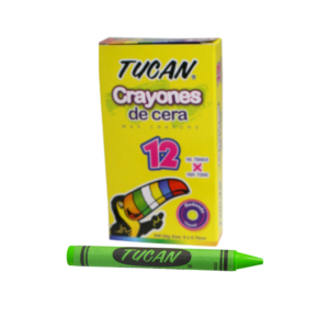 CRAYOLAS TUCAN 12 UND REDONDA DELGADA