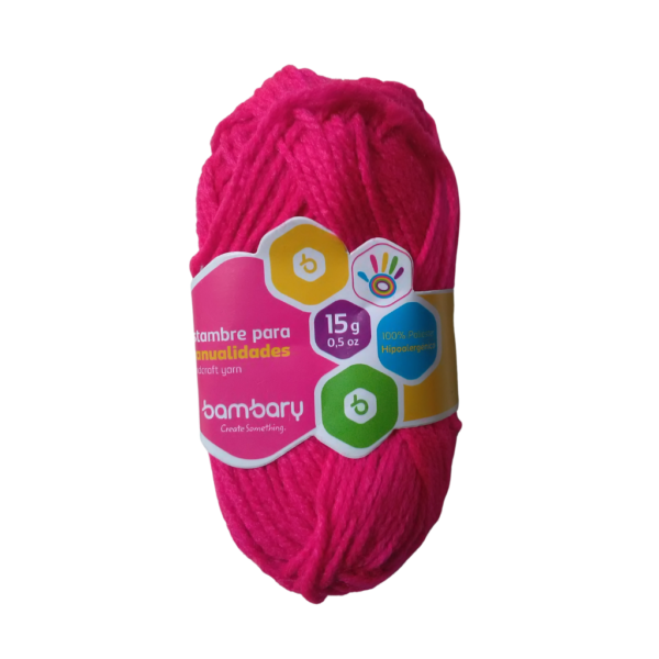 BOLLO DE LANA BAMBARY 15G MAGENTA