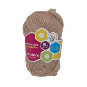 BOLLO DE LANA BAMBARY 15G MADERA NATURAL