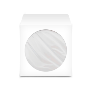 FUNDAS PARA CD/ DVD BLANCO DE PAPEL