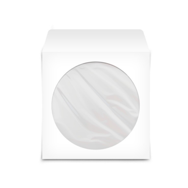 FUNDAS PARA CD/ DVD BLANCO DE PAPEL