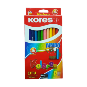 COLORES KORES JUMBO TRIANGULAR DE 12 UND