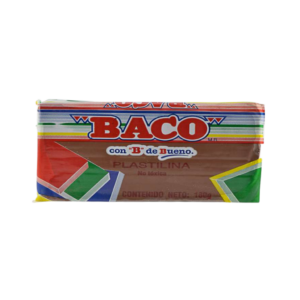 PLASTILINA MARQUETA BACO COLOR CAFE
