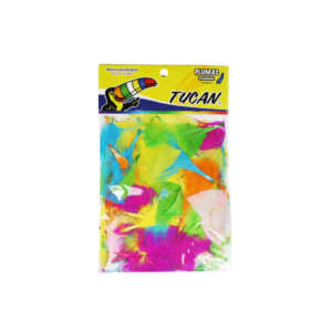 JUEGO PLUMAS DE COLORES PEQ.
