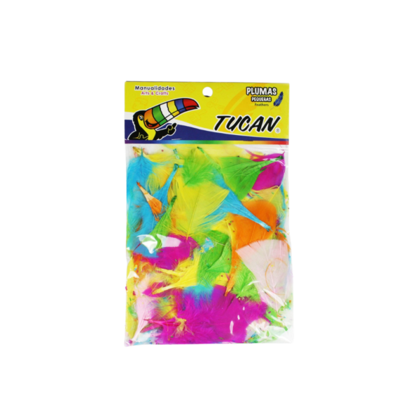 JUEGO PLUMAS DE COLORES PEQ.