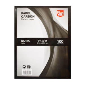 PAPEL CARBON POINTER NEGRO T/C 100 HOJAS