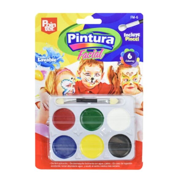 PINTA CARITA POINTER 6 COLORES