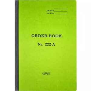 LIBRO ORDER BOOK  No. 222 A - 200 PGS