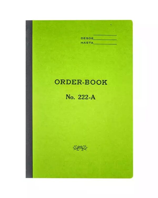LIBRO ORDER BOOK  No. 222 A - 200 PGS