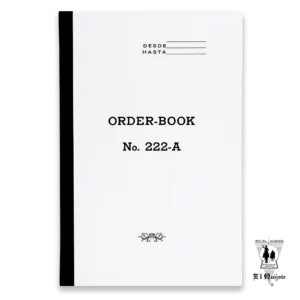 Libro Order Book No. 222A - 200 Paginas El Quijote