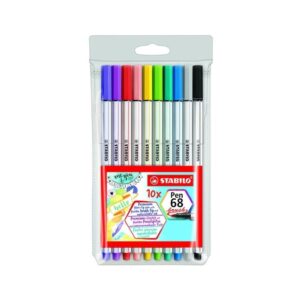 ESTUCHE D/PLUMONES STABILO BRUSH 10UND