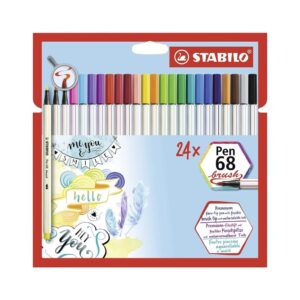 ESTUCHE D/PLUMONES STABILO BRUSH 24UND
