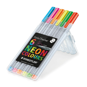 ESTUCHE DE PLUMONES TRIPLUS NEON334-SB6