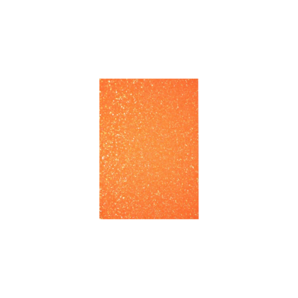 FOAMY CARTA ESCARCHA A4 NARANJA