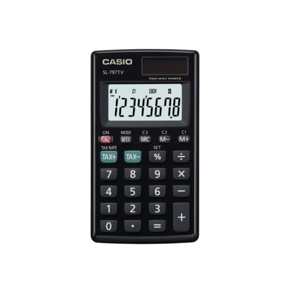 CALCULADORA CASIO 8DIG. BOLS SL-797TV LT