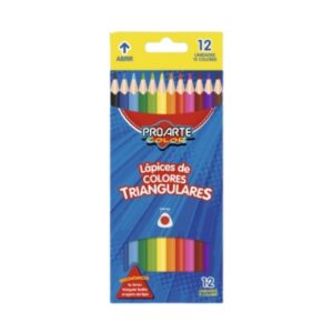 COLORES PROARTE TRIANGULARES DE 12