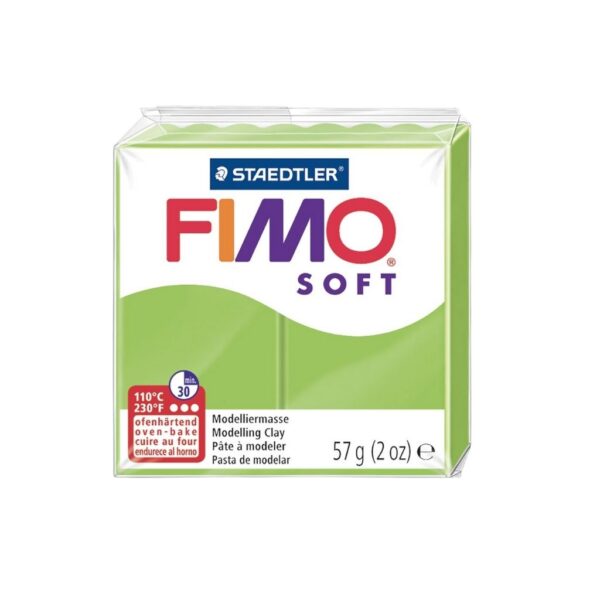 PASTA P/MOLDEAR FIMO SOFT 2OZ VERDE MANZ