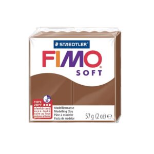 PASTA P/MOLDEAR FIMO SOFT 2OZ CARAMELO