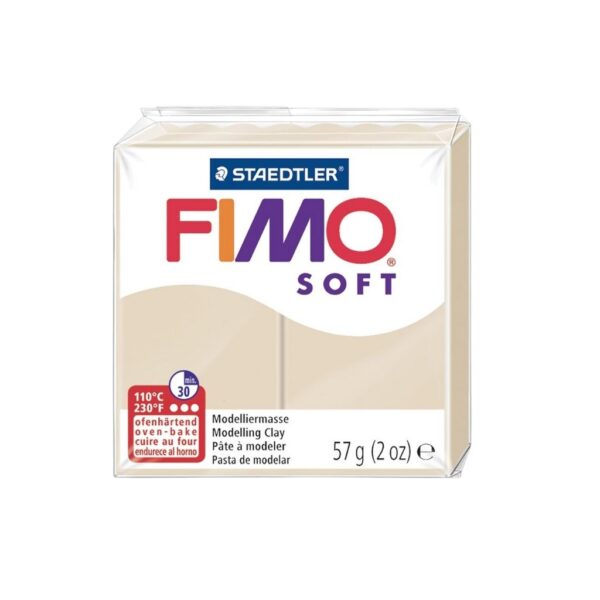 PASTA P/MOLDEAR FIMO SOFT 2OZ SAHARA