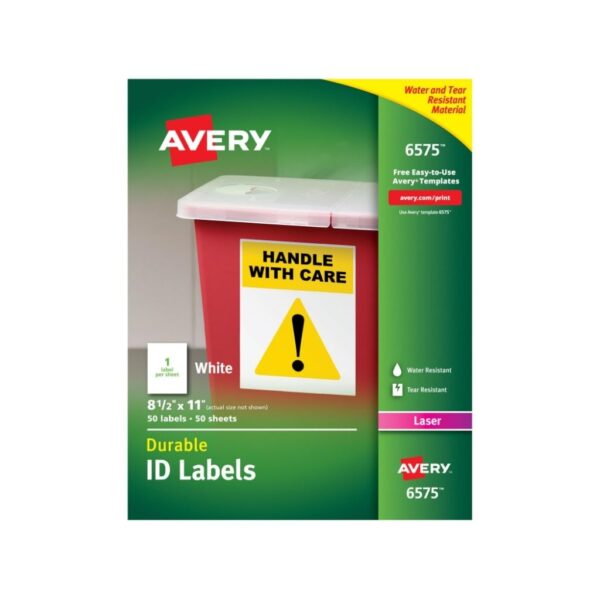 VI?ETA AVERY ID BLANCA T/C 50HOJAS