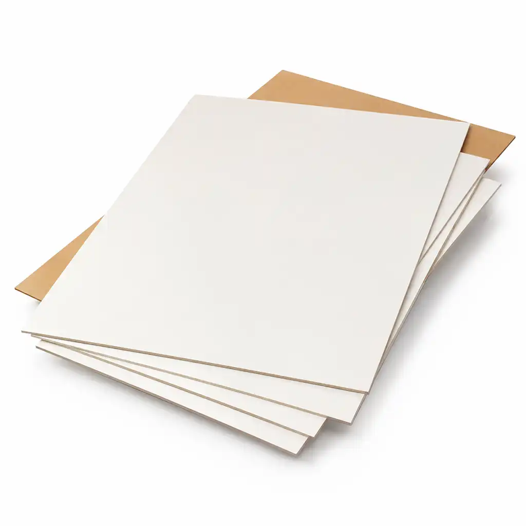 Pliego Carton Ilustracion Blanco15 X 20