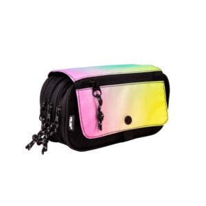 ESTUCHE P/LAPIZ MILAN 4 COMPARTIMENTOS/CREMALLERA SUNSET