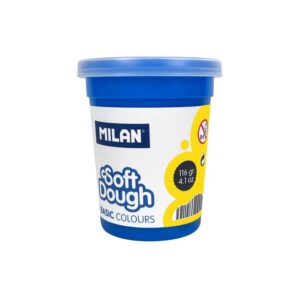 PLASTILINA MILAN SOFT DOUGH BOTE 116 GR AMARILLO
