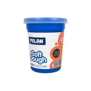 PLASTILINA MILAN SOFT DOUGH BOTE 116 GR NARANJA
