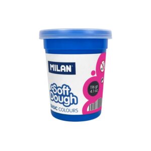 PLASTILINA MILAN SOFT DOUGH BOTE 116 GR MAGENTA