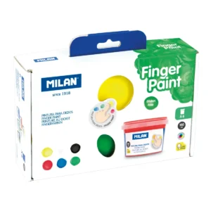 PINTURA DE DEDO MILAN CAJA DE 6 UND 100 ML