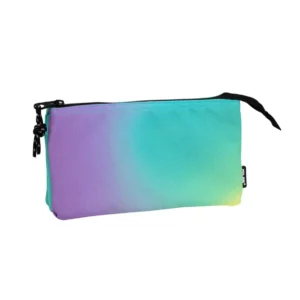 ESTUCHE P/LAPIZ MILAN 5 COMPARTIMENTOS/CUADR SUNSENT VERDE