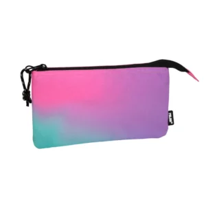 ESTUCHE P/LAPIZ MILAN 5 COMPARTIMENTOS/CUADR SUNSENT ROSA