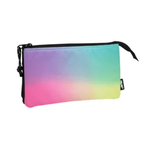 ESTUCHE P/LAPIZ MILAN 5 COMPARTIMENTOS/CUADR SUNSENT NEGRO