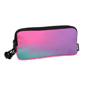 ESTUCHE P/LAPIZ MILAN 3 COMPARTIMENTOS SUNSET ROSA