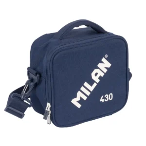 LONCHERA MILAN ISOTERMICA CUADRADA  AZUL 3PZS