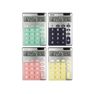 CALCULADORA MILAN 10 DIGITOS SILVER