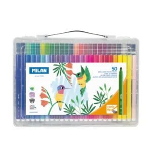 ESTUCHE D/PLUMONES MILAN LAVABLE 50 DELGADO D/ COLIBRI